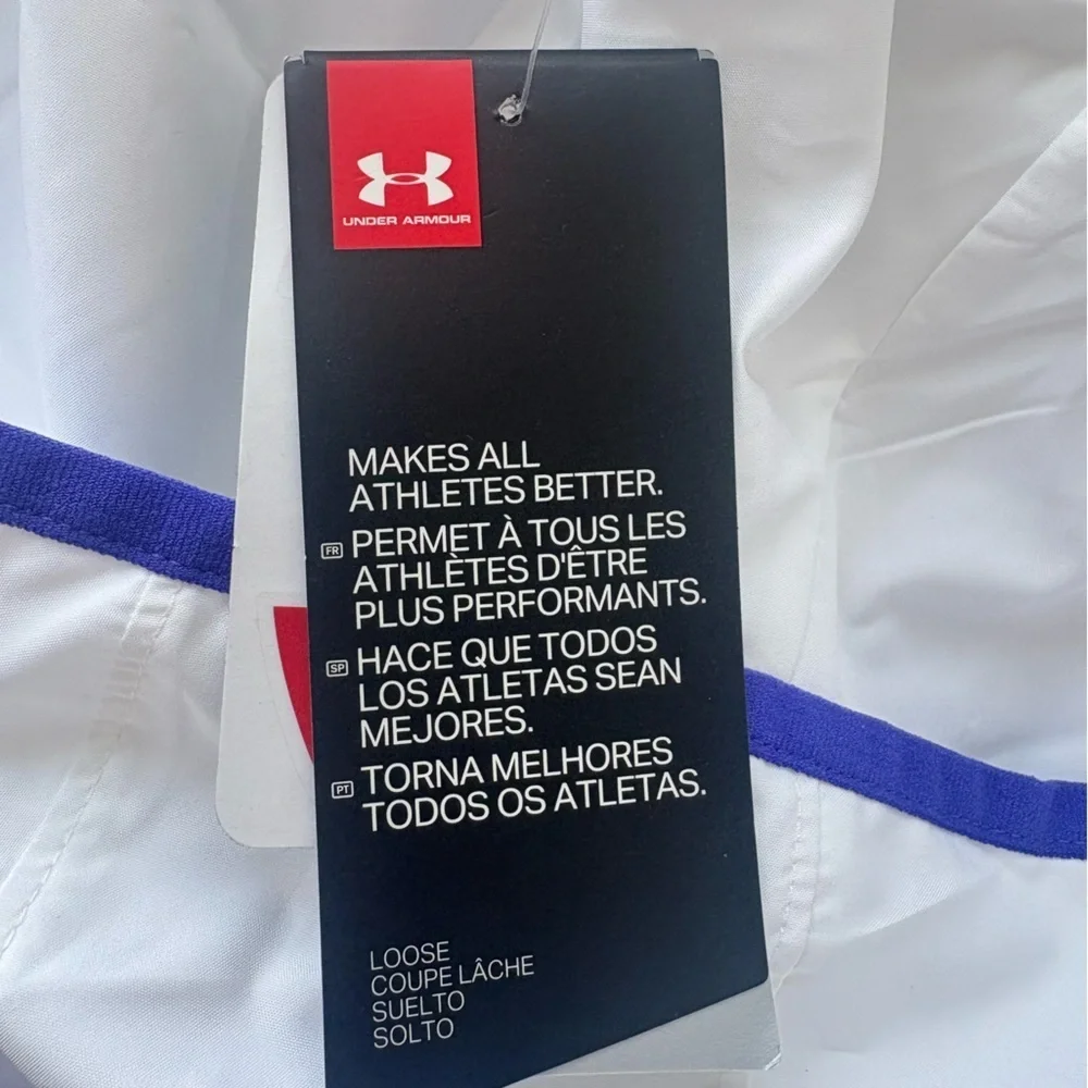 Girls Under Armour Jacket Sack Pack Full Zip Youth Athletic Sportswear YXL NWT